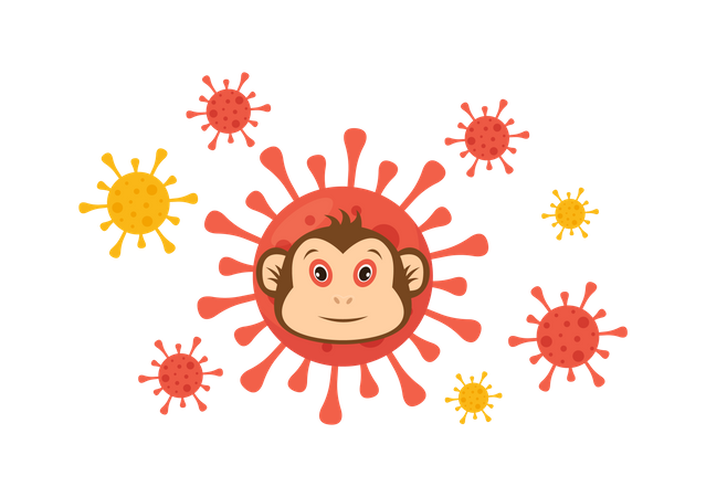 Monkeypox Outbreak  Illustration