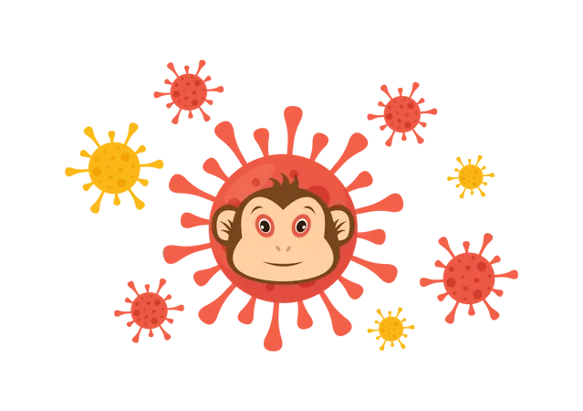 Monkeypox Outbreak  Illustration