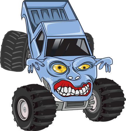 Monstertruck Auto  Illustration