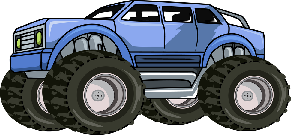 Monstertruck Auto  Illustration