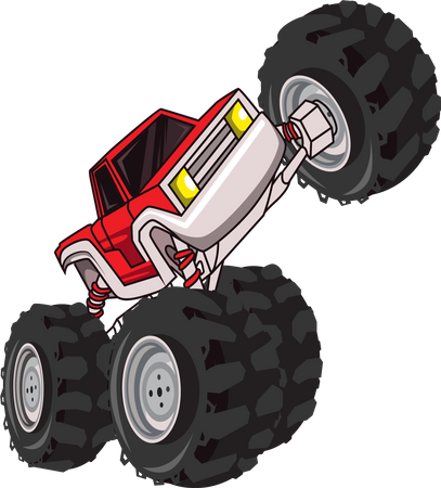 Monstertruck Auto  Illustration