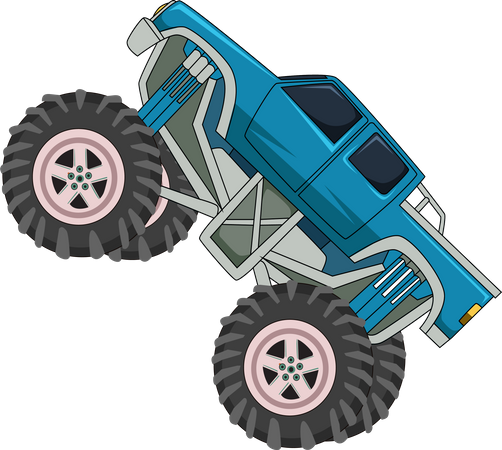 Monstertruck Auto  Illustration