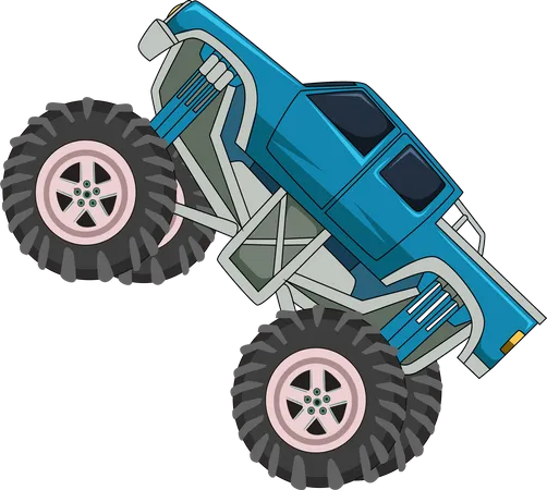 Monstertruck Auto  Illustration