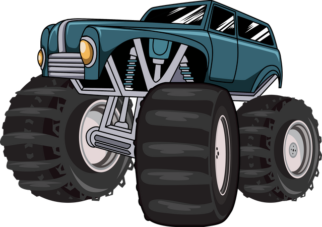 Monstertruck Auto  Illustration