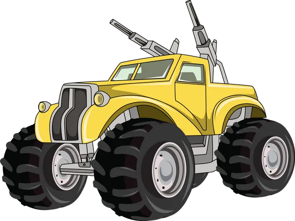 Monstertruck Auto  Illustration