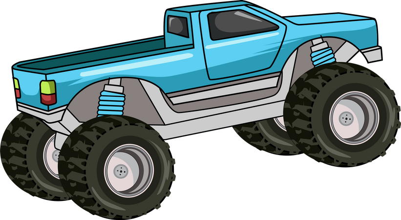 Monster truck off-road  Illustration