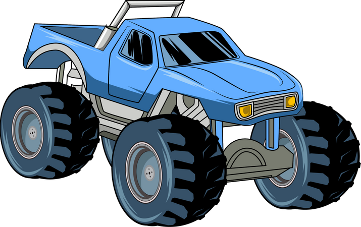 Monster truck off-road  Illustration