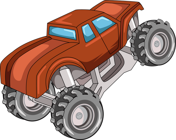 Monster truck off-road  Illustration