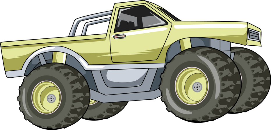 Monster truck off-road  Illustration