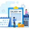 monthly salary illustrations free