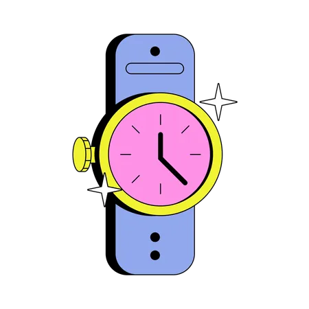 Montre l'heure  Illustration