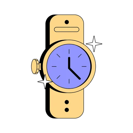 Montre l'heure  Illustration