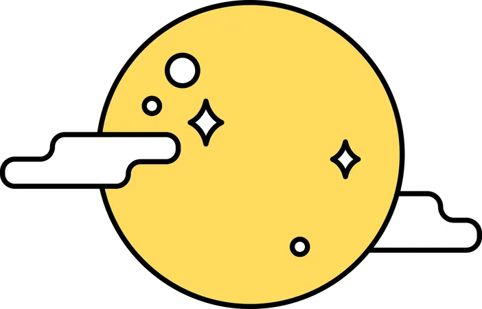 Moon  Illustration