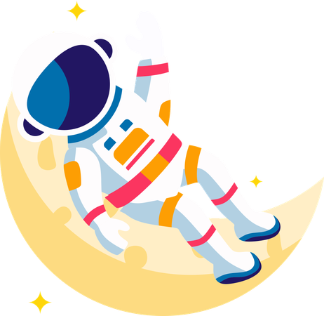 Moon Landing  Illustration