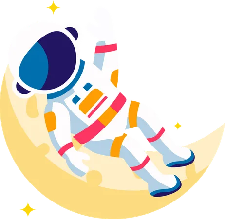 Moon Landing  Illustration