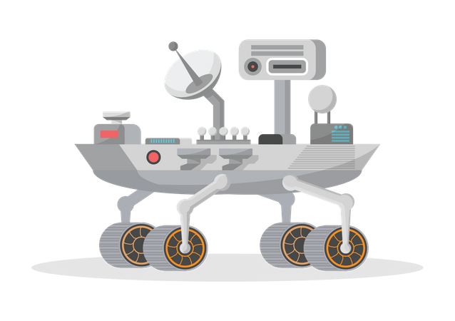 Moon Rover Illustration