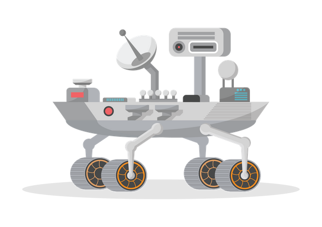 Moon Rover  Illustration