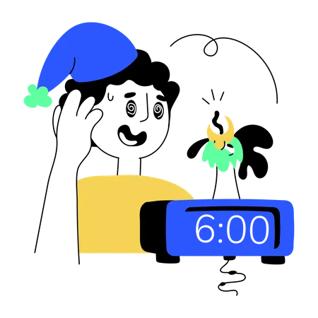 Morning Alarm  Illustration