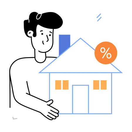 Check Out The Scalable Sketchy Illustration Of Mortgage Interest Illustration