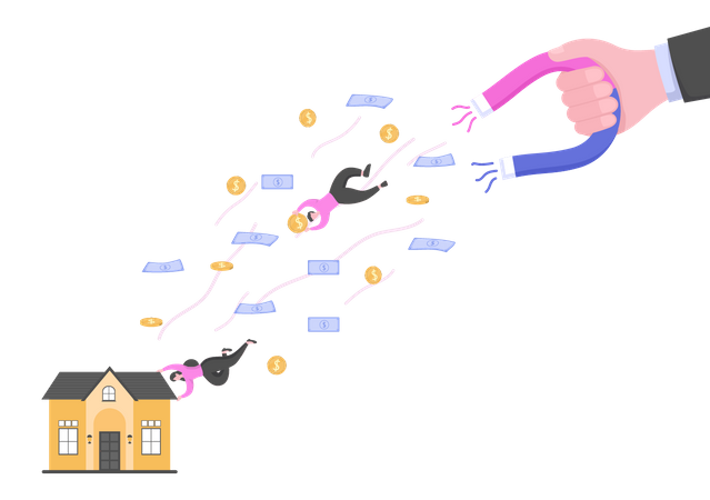 Mortgage Loan Debt  Illustration