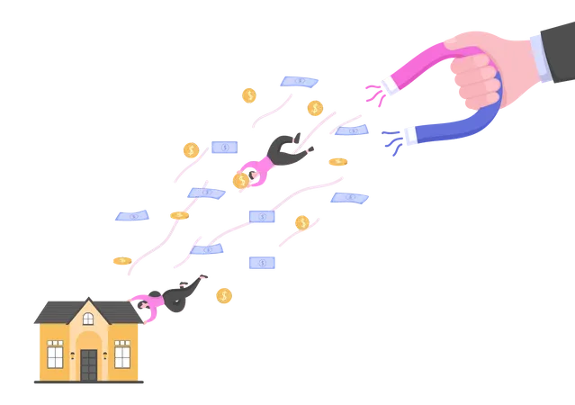 Mortgage Loan Debt  Illustration