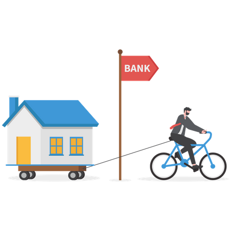 Mortgage Refinancing Loan  Illustration