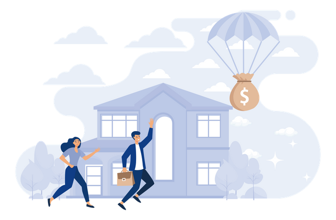 Mortgage relief program  Illustration