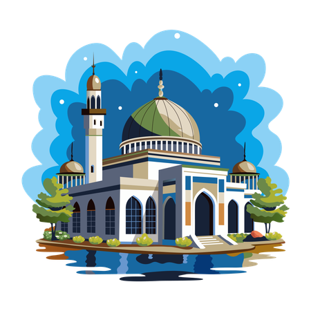 Moschee  Illustration