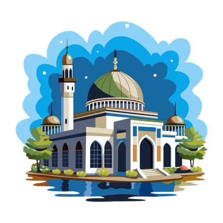 Moschee  Illustration