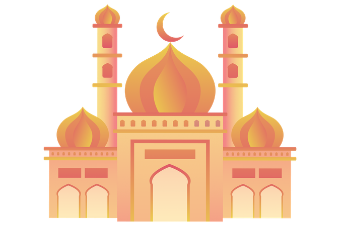 Moschee  Illustration