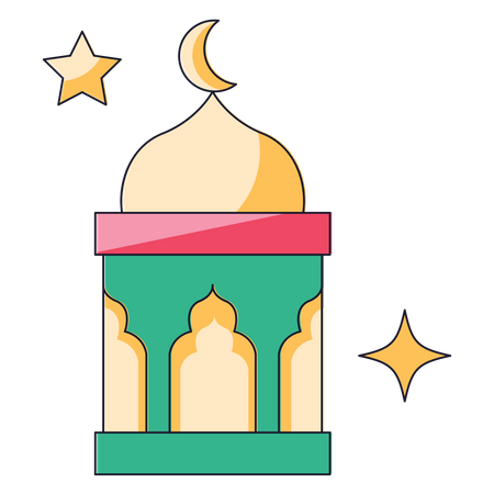 Moschee  Illustration