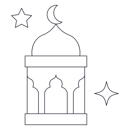 Moschee  Illustration