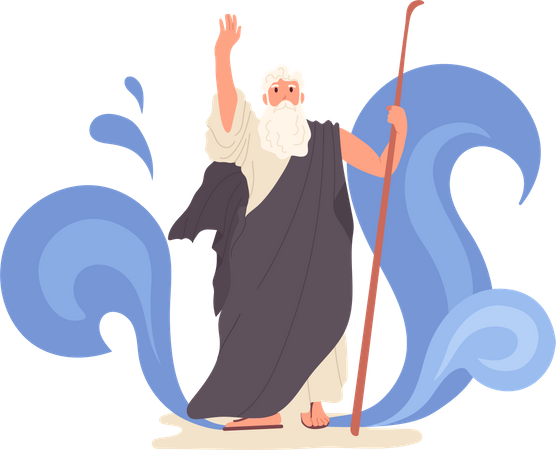 Moses Bible Illustration