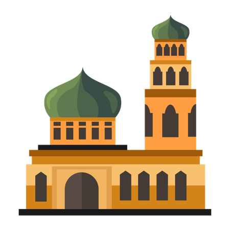 Mosque architecture  Illustration