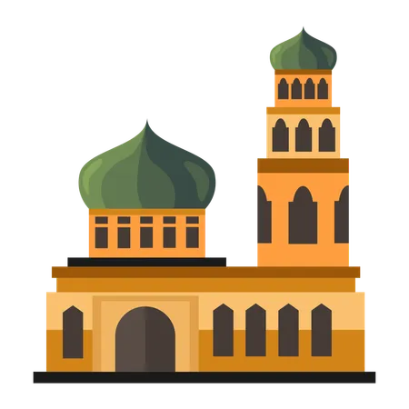 Mosque architecture  Illustration