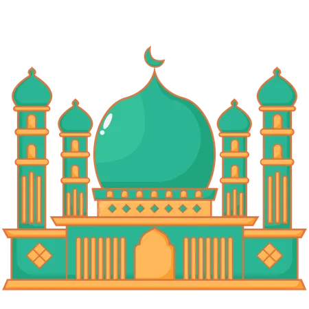 Mosque Building  Illustration