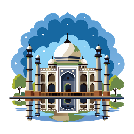 Mosque Building  Illustration