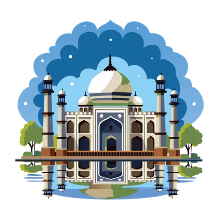 Mosque Building  Illustration