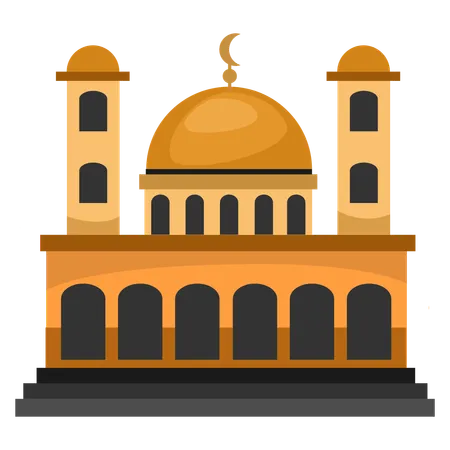 Mosque holy place  Illustration