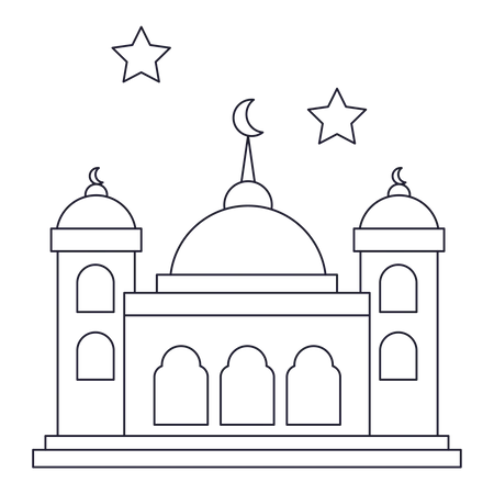 Mosquée de l'Aïd  Illustration