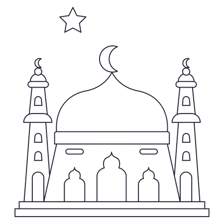 Mosquée Aïd  Illustration