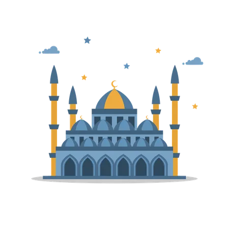 Mosquée islamique  Illustration