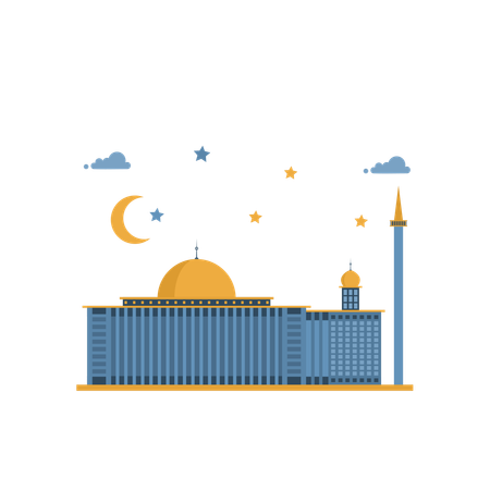 Mosquée islamique  Illustration