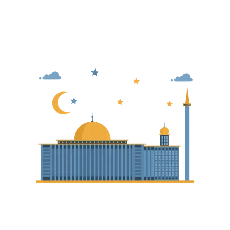 Mosquée islamique  Illustration