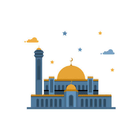 Mosquée islamique  Illustration