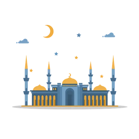 Mosquée islamique  Illustration