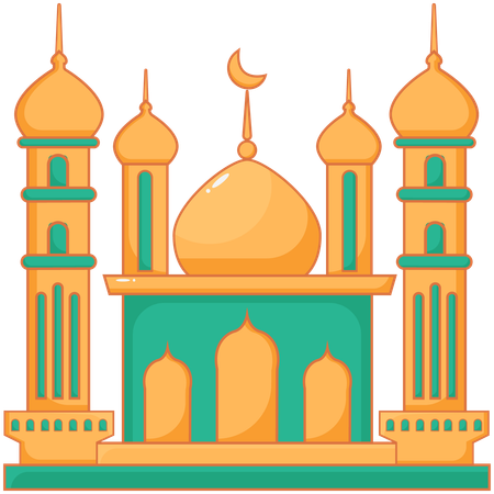 Mosquée islamique  Illustration