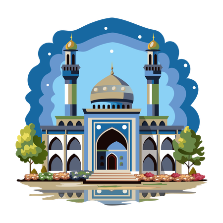 Mosquée islamique  Illustration