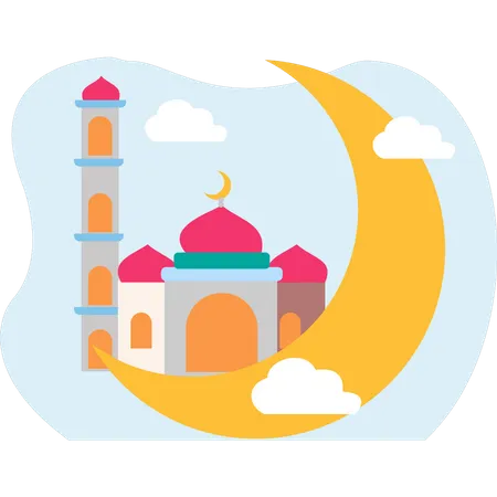 Mosquée islamique  Illustration