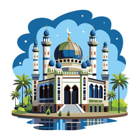 Mosquée médiévale  Illustration